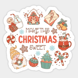 Make Christmas Sweet Sticker